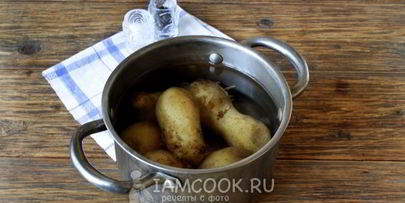 картошка с яйцом в духовке