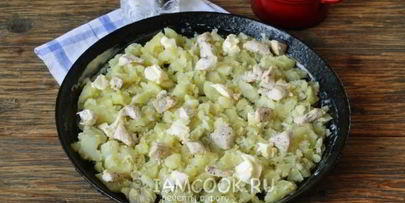 картошка с яйцом в духовке