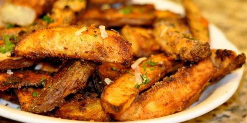 Рецепт хрустящий картофель в специях на гарнир