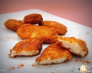 Крокеты с сыром и ветчиной