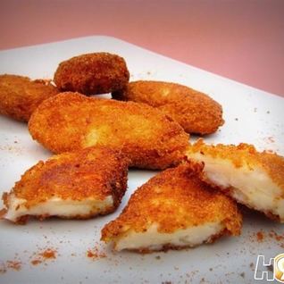 Крокеты с сыром и ветчиной