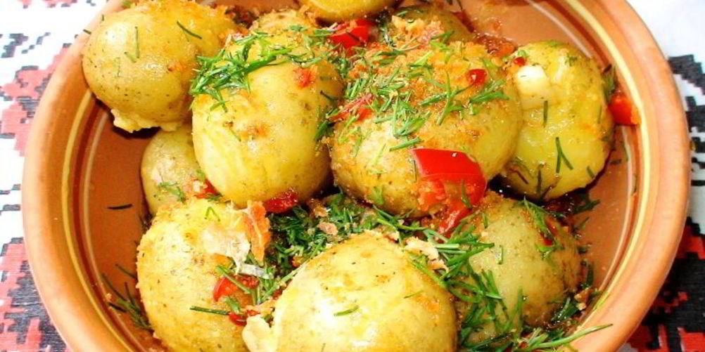 Рецепт молодой картофель по-кончаловски