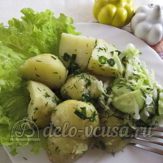 Молодой картофель в мультиварке