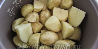 молодой картофель в мультиварке