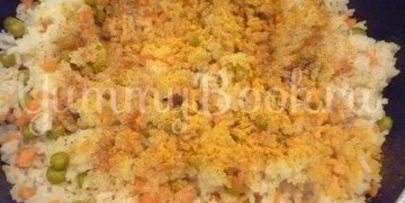 нежный рис с простыми овощами