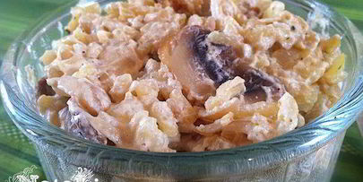 очень вкусный рис с грибами