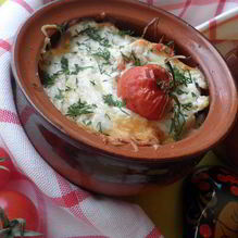 Рецепт Пикантный картофель в горшочке