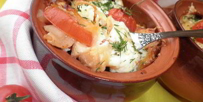 пикантный картофель в горшочке