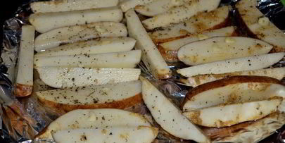 пряный картофель дольками
