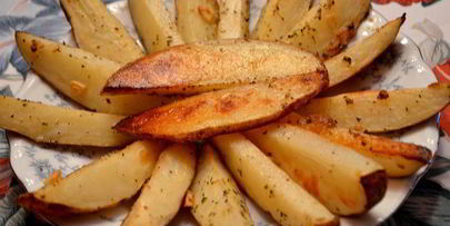 пряный картофель дольками
