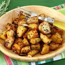 Рецепт Пряный картофель в горчице