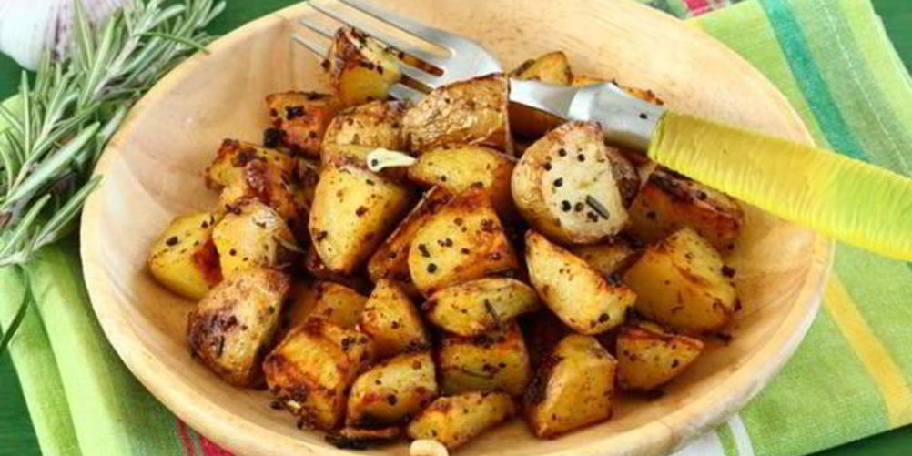 Рецепт пряный картофель в горчице