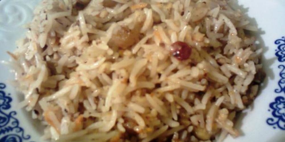 Рецепт рис с грецким орехом и апельсином