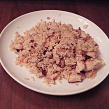 Рецепт Рис с индейкой, имбирем и кардамоном