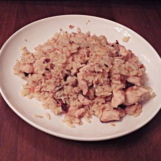 Рис с индейкой, имбирем и кардамоном