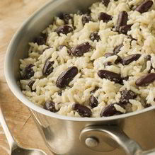 Рецепт Рис с красной фасолью и кокосовым молоком по-ямайски