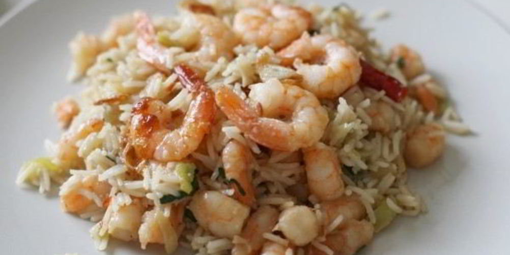 Рецепт рис с креветками в мультиварке