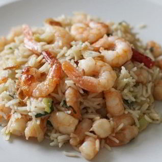 Рис с креветками в мультиварке