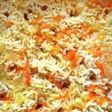 Рецепт Рис с кукурузой, луком и морковью