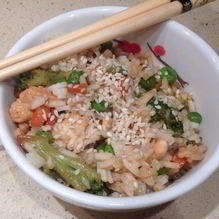 Рецепт Рис с курицей и брокколи