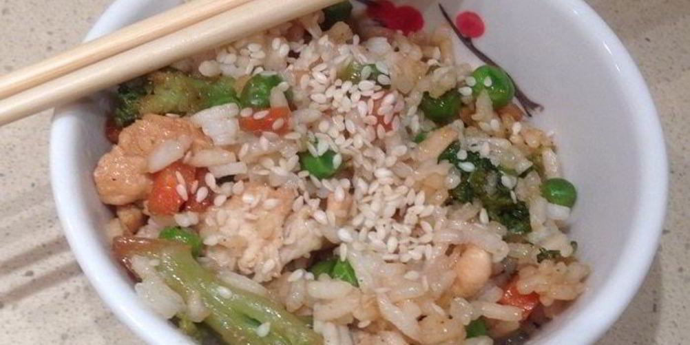 Рецепт рис с курицей и брокколи