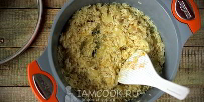 рис с луком