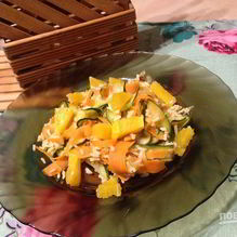 Рецепт Рис с морковкой, цуккини и апельсином