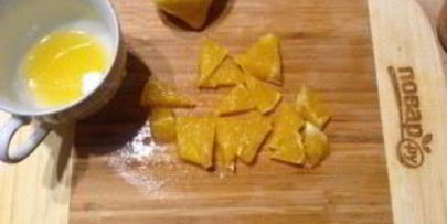 рис с морковкой, цуккини и апельсином