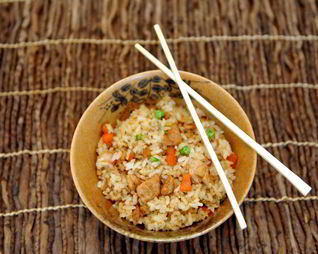 Рис с мясом и овощами