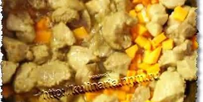 рис с овощами и свининой