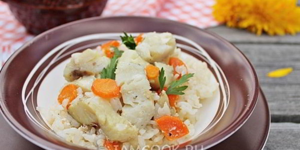 Рецепт рис с рыбой в горшочке
