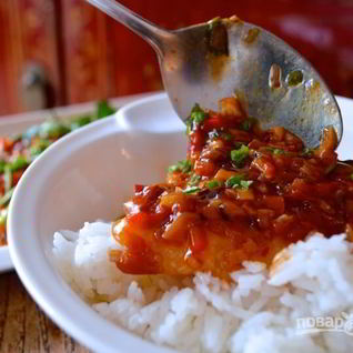 Рис с рыбой