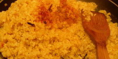 рис с цитрусовыми и фисташками по-индийски