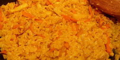 рис с цитрусовыми и фисташками по-индийски