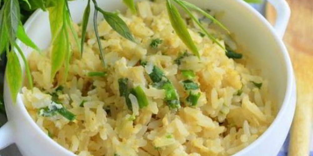 Рецепт рис с яйцом