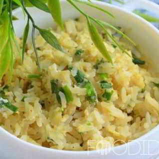 Рис с яйцом