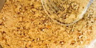 сладкий картофель с молоком и орехами