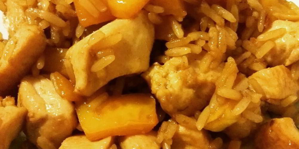 Рецепт тяхан тори — жареный рис с курицей