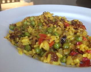 Жареный рис карри