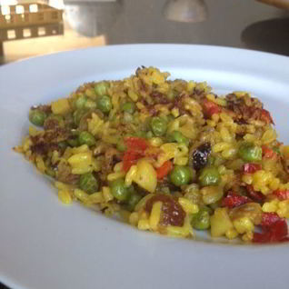 Жареный рис карри