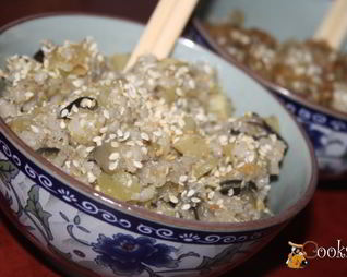 Жареный рис с летними овощами