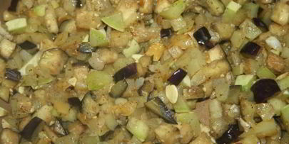 жареный рис с летними овощами