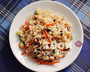 Жареный рис с яйцом по-китайски