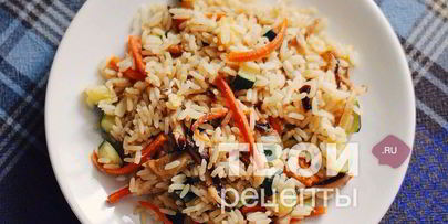 жареный рис с яйцом по-китайски