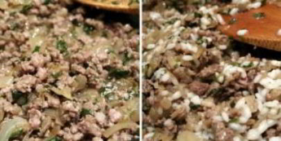 долма из маринованных виноградных листьев