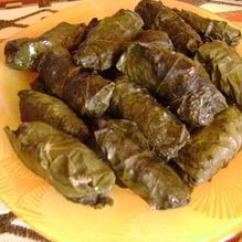 Рецепт Долма с виноградным листом