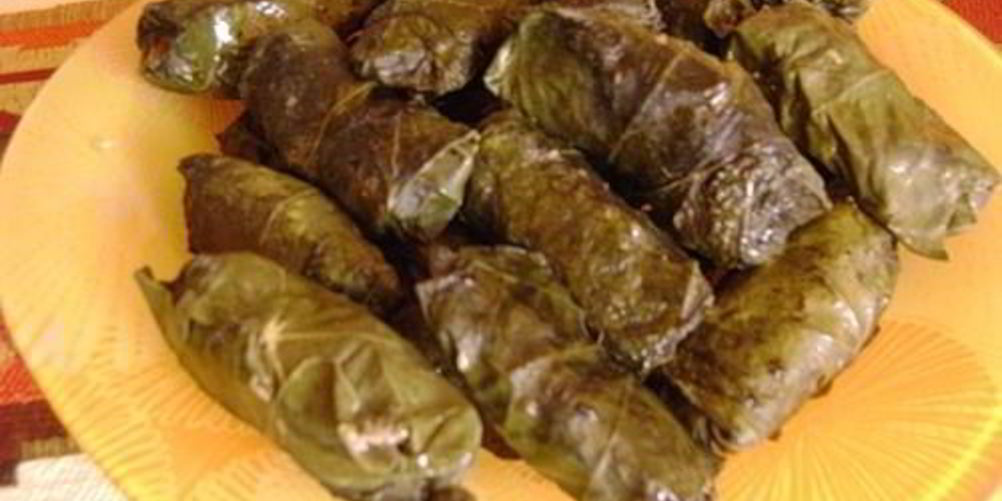 Рецепт долма с виноградным листом