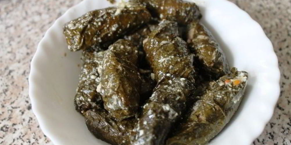 Рецепт долма в виноградных листьях