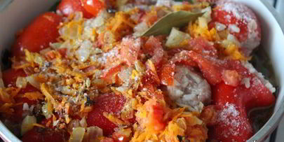 голубцы из мангольда с фаршированными овощами