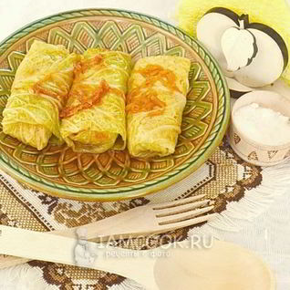Голубцы из савойской капусты